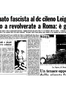 Agguato fascista al dc cileno Leighton ferito a revolverate a Roma: e grave
