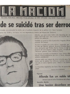 Allende se suicidó tras ser derrocado