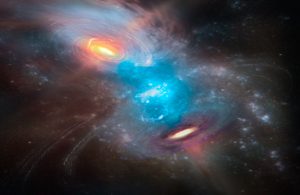 La espectacular imagen del choque de dos galaxias lograda por astrónomos chilenos
