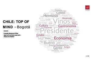 Imagen de Chile study: Bogota and Mexico City choose Chile as investment and business partner